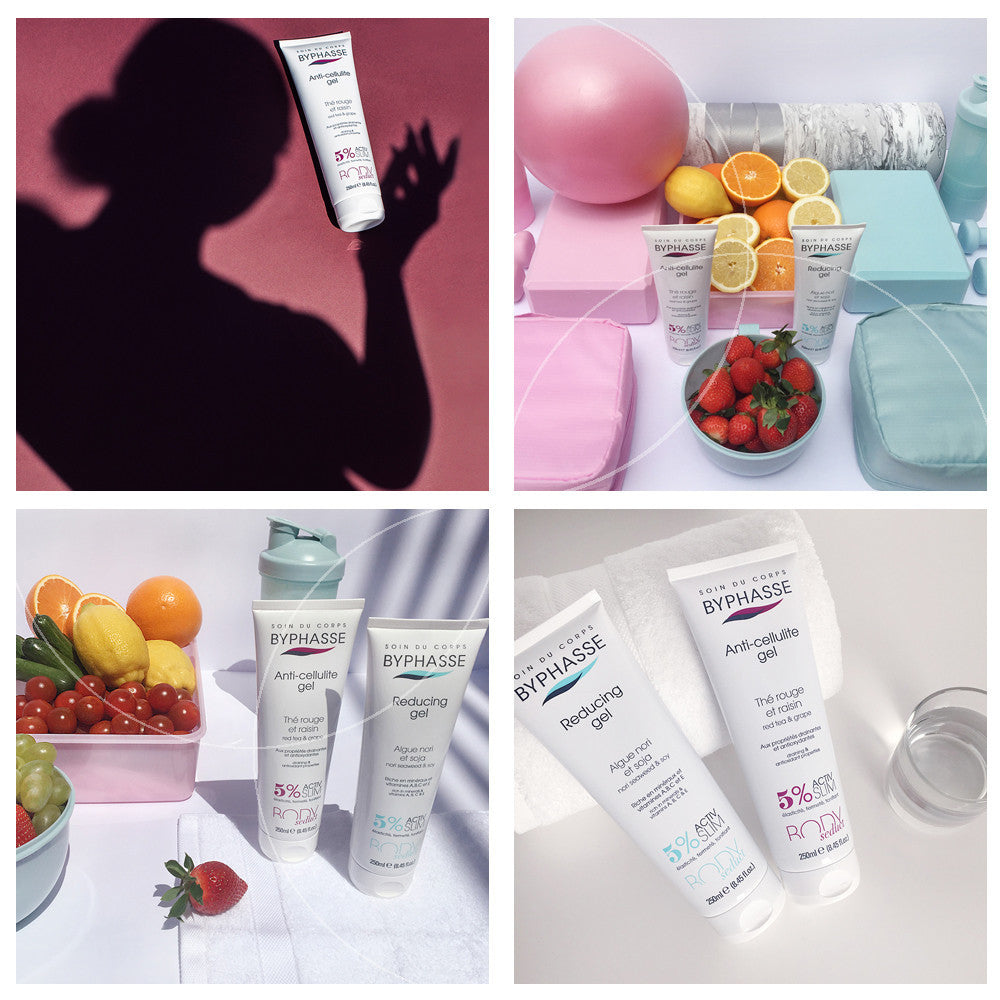BYPHASSE BODY SEDUCT Anti-cellulite gel with red tea and grapes 250 ml