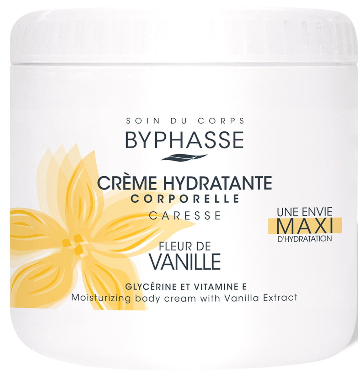 BYPHASSE MOISTURIZING BODY CREAM #VANILLA 500 ml