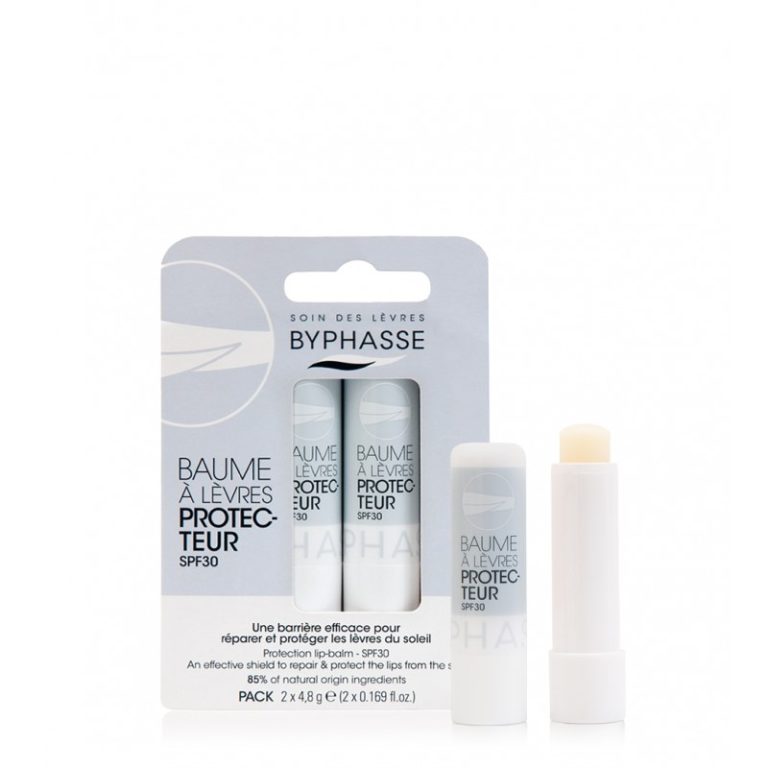 BYPHASSE PROTECTIVE LIP BALM SPF30 PACK 2 pcs