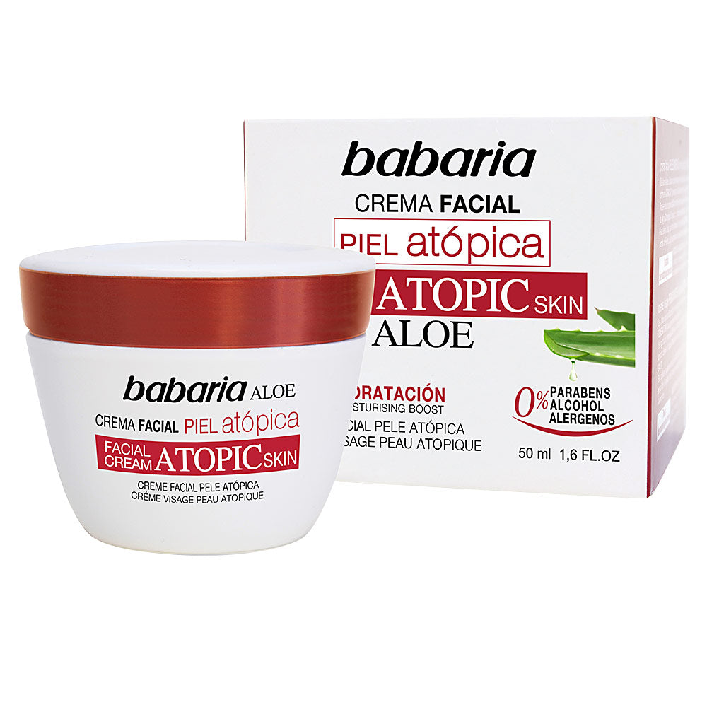 BABARIA ATOPIC SKIN aloe vera facial cream 0% 50 ml