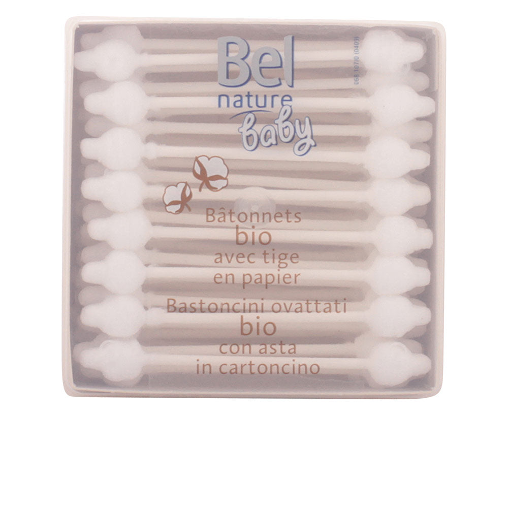 BEL NATURE ECOCERT bastoncillos seguridad algodón 100% 60 pz