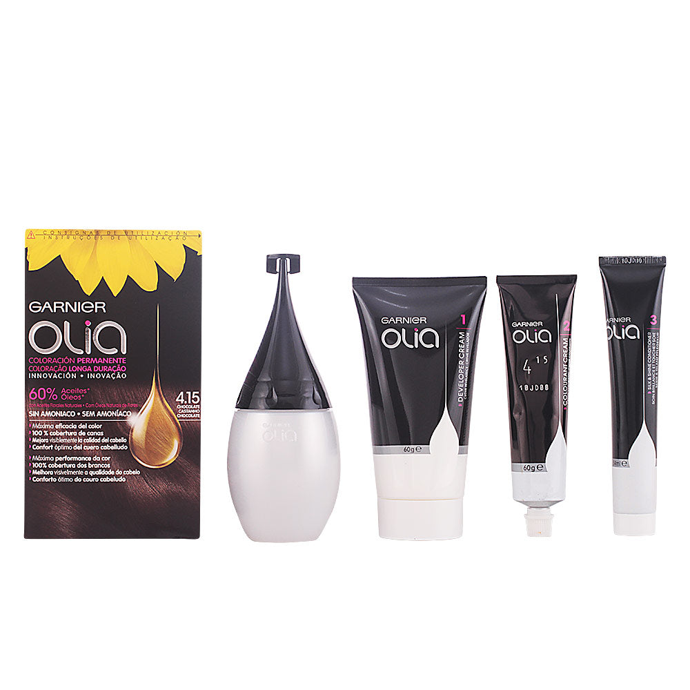 GARNIER OLIA coloración permanente sin amoniaco #4.15-chocolate 1 u