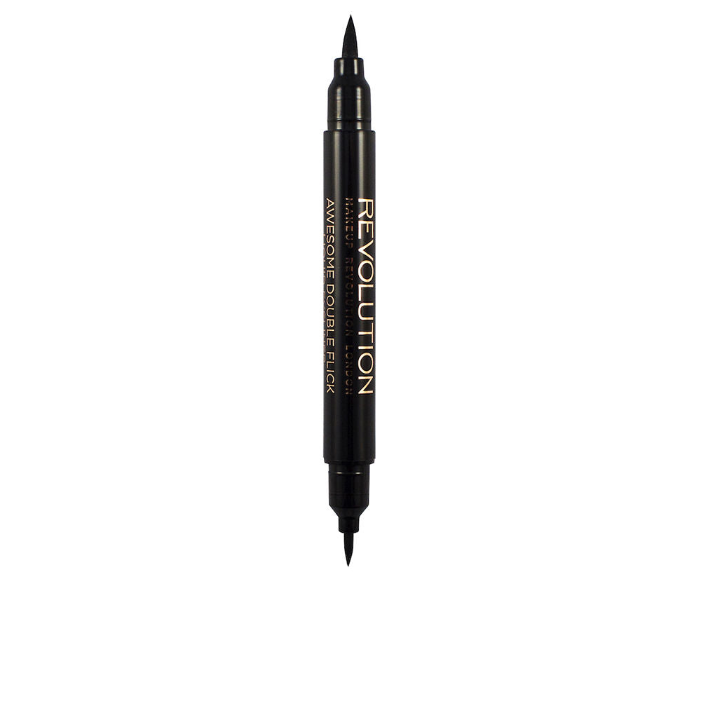 REVOLUTION MAKE UP DOUBLE FLICK LIQUID EYELINER define your flick #black 1 ml