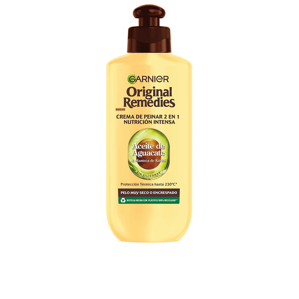 GARNIER ORIGINAL REMEDIES leave-in cream avocado &amp; shea 200 ml