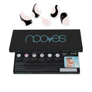 NOOVES Premium Glam GEL NAIL SHEETS #white cow 20 u