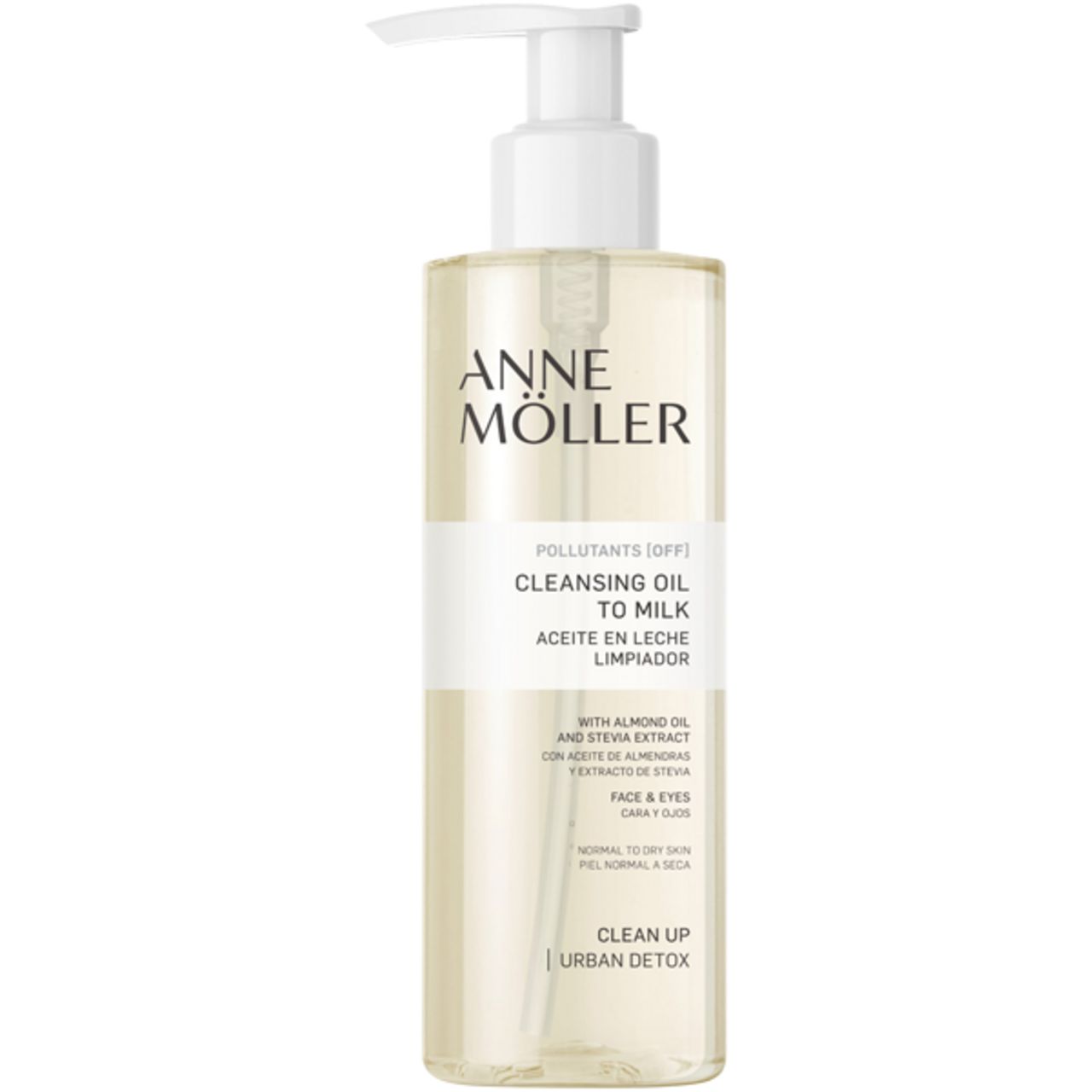ANNE MÖLLER CLEAN UP cleansing oil to milk 200 ml