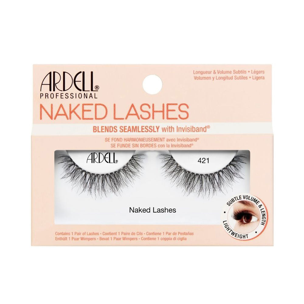 ARDELL NAKED LASHES eyelashes #424 black 1 unit