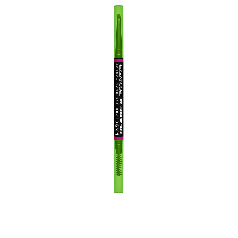 NYX PROFESSIONAL MAKE UP BLADE &amp; SHADE NANO eyebrow pencil #12-Black 1 unit