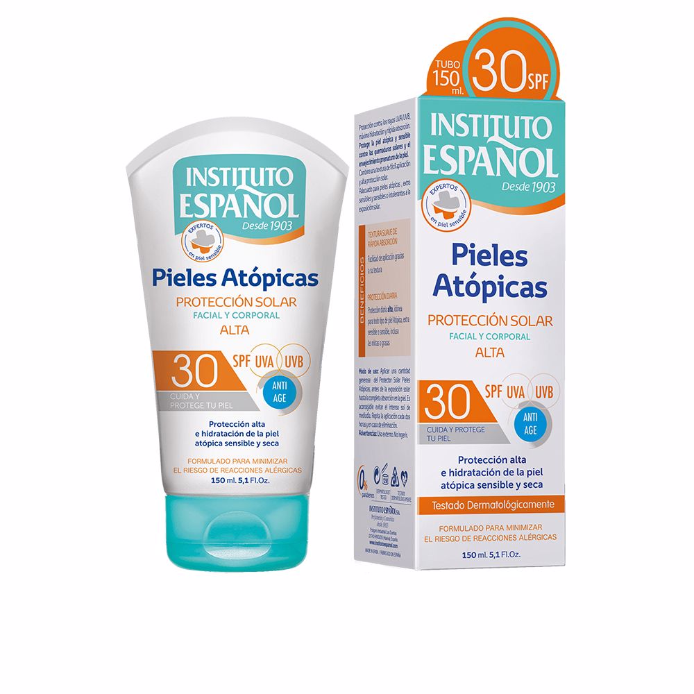 INSTITUTO ESPAÑOL ATOPIC SKIN facial and body sun protection SPF30 150 ml