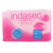INDASEC DISCREET normal incontinence pad 12 u