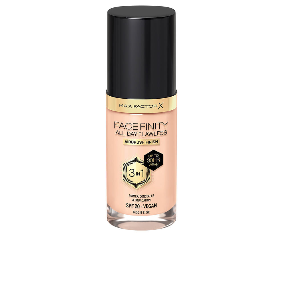 MAX FACTOR FACEFINITY 3IN1 primer, concealer &amp; foundation #55-beige 30 ml