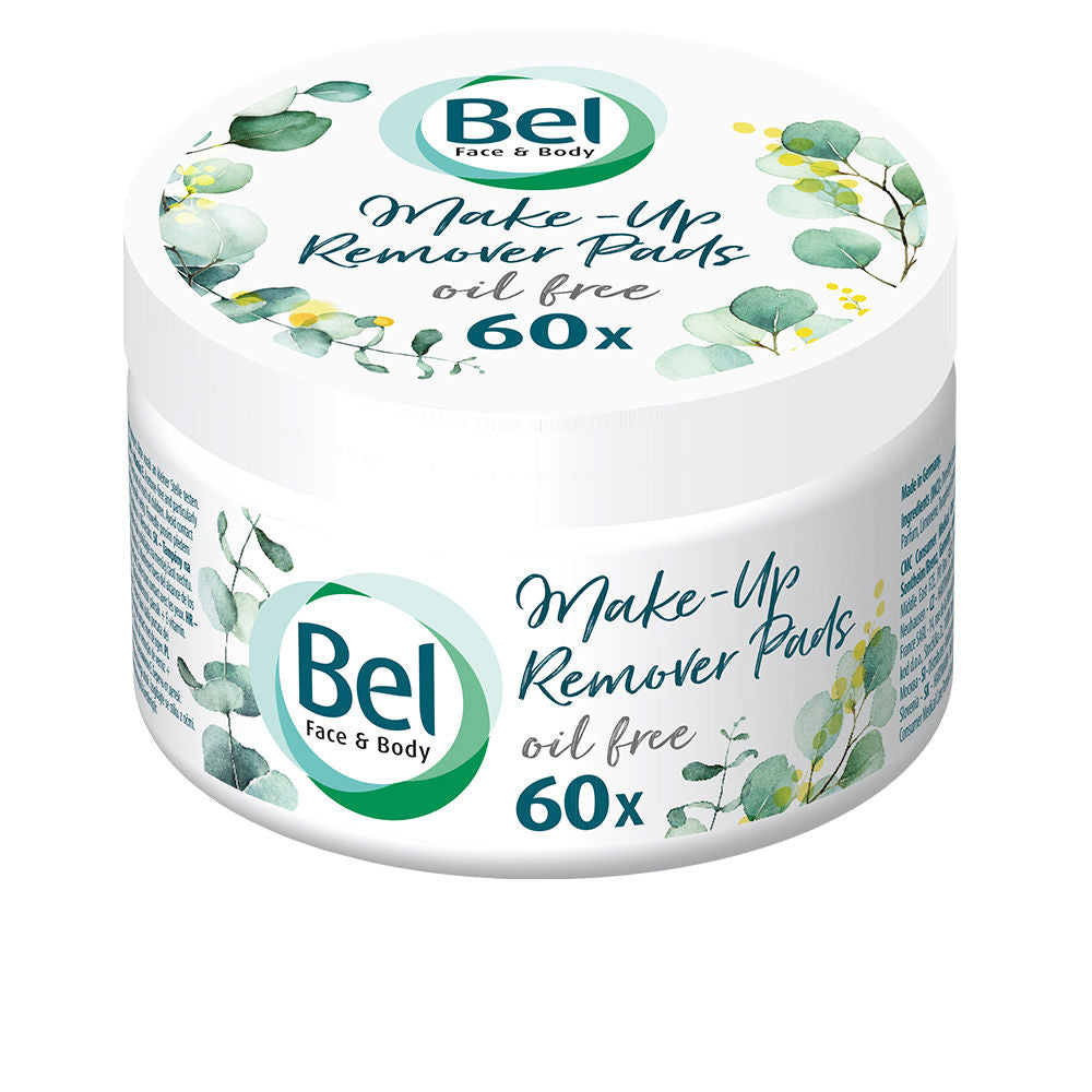 BEL Oil-free make-up remover pads, 60 units