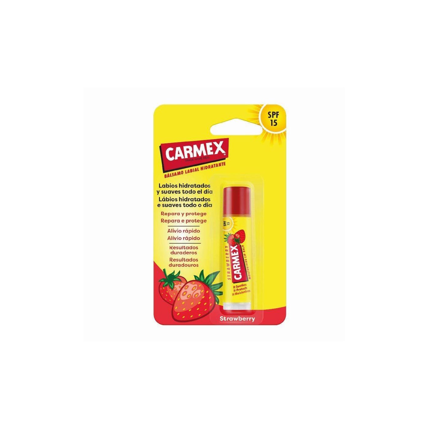 CARMEX Lip Balm SPF 15 Strawberry Flavor 4.25 gr