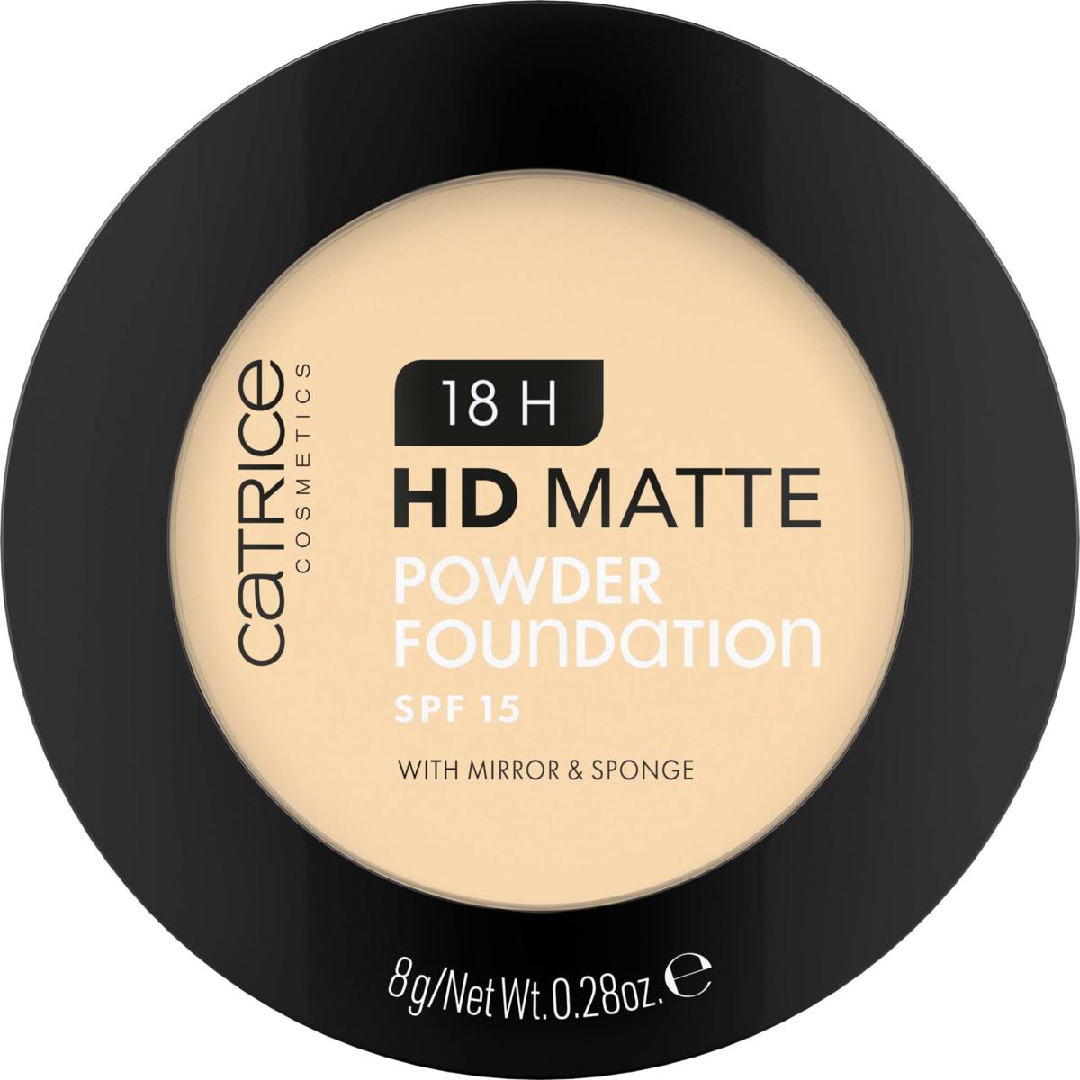 CATRICE HD MATTE powder foundation SPF15 #015N 8 gr