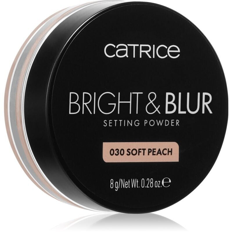 CATRICE BRIGHT &amp; BLUR loose setting powder #030-Soft Peach 8 gr