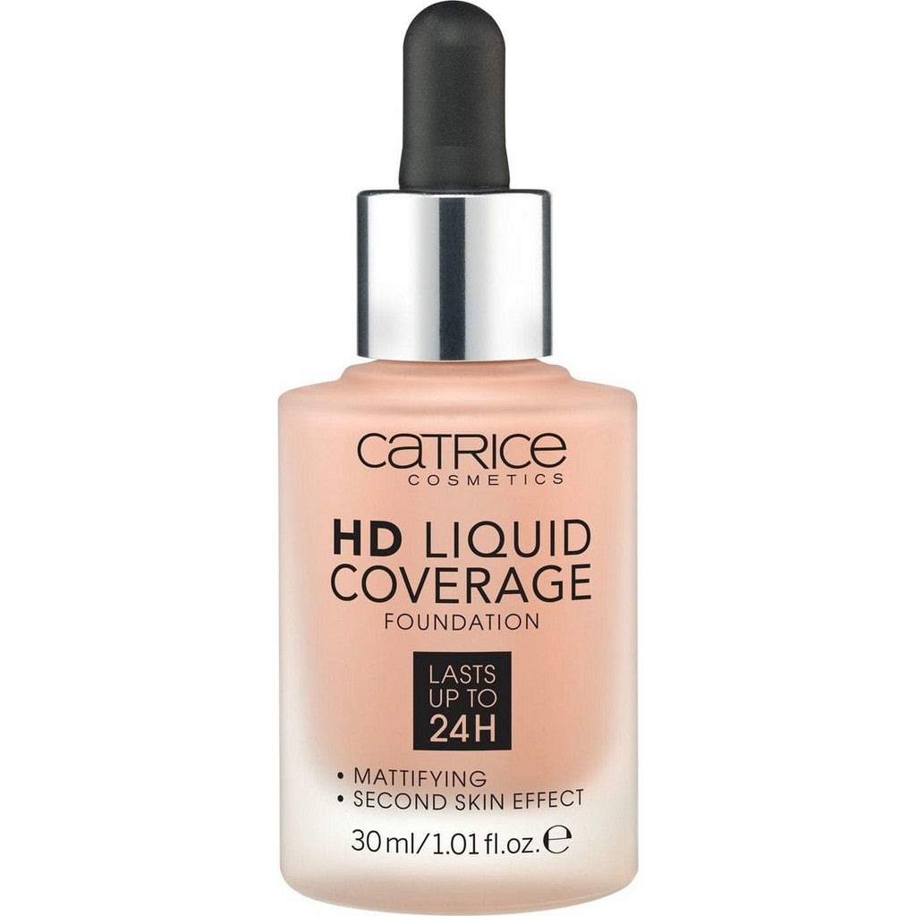 CATRICE HD LIQUID COVERAGE FOUNDATION lasts up to 24h #040-warm beige 30 ml