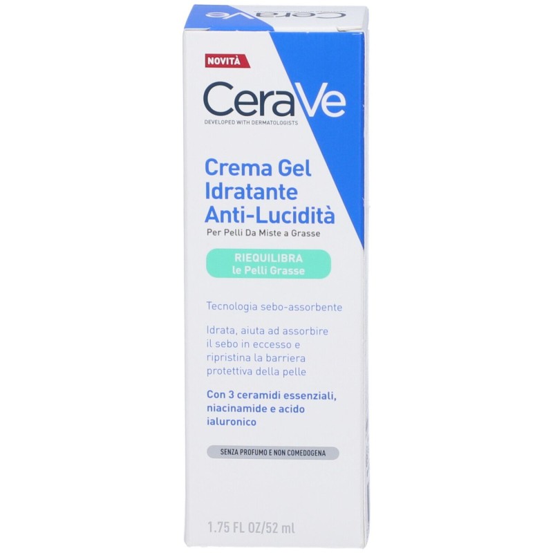 CERAVE OIL CONTROL moisturizing gel-cream for combination to oily skin 52 ml