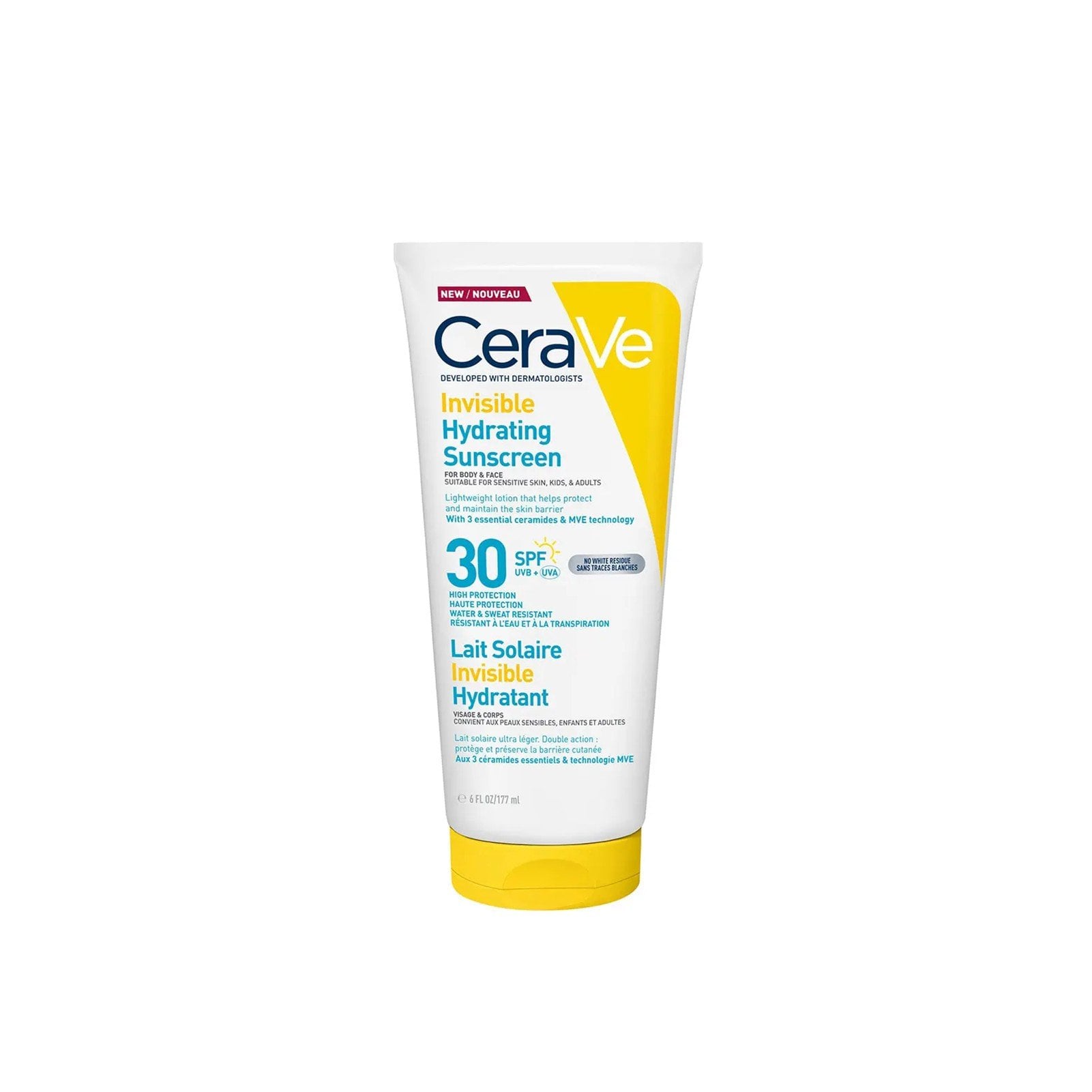 CERAVE INVISIBLE HYDRA SUNSCREEN Invisible Hydrating Protective Lotion SPF30 177 ml