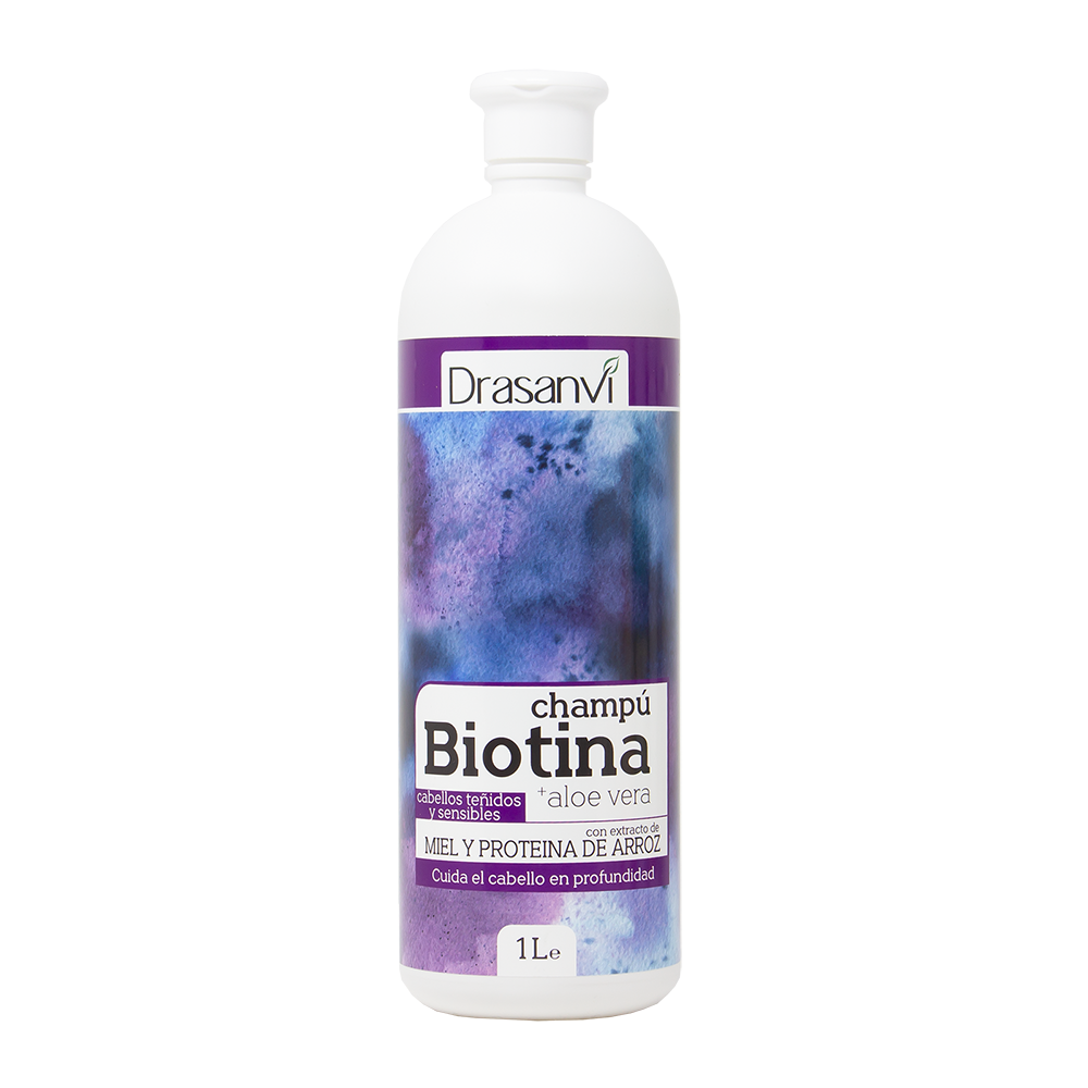 DRASANVI BIOTIN AND ALOE VERA shampoo for colored and sensitive hair 1000 ml