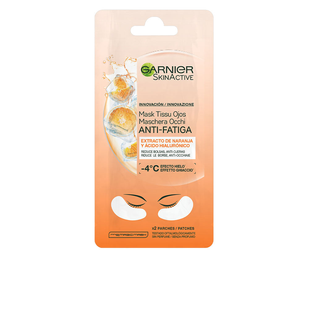 GARNIER SKINACTIVE anti-fatigue eye mask with orange extract and hyaluronic acid x 2 patches