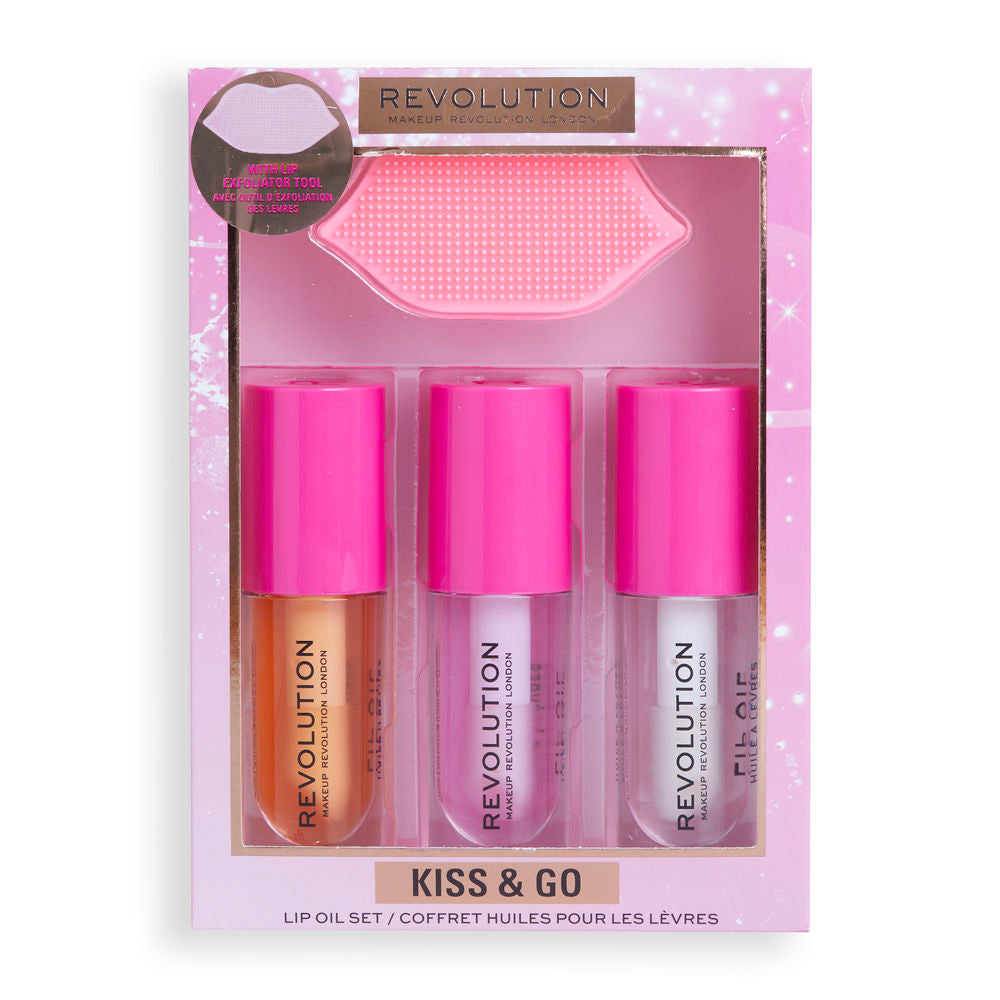 REVOLUTION MAKE UP KISS &amp; GO LOT 4 pcs