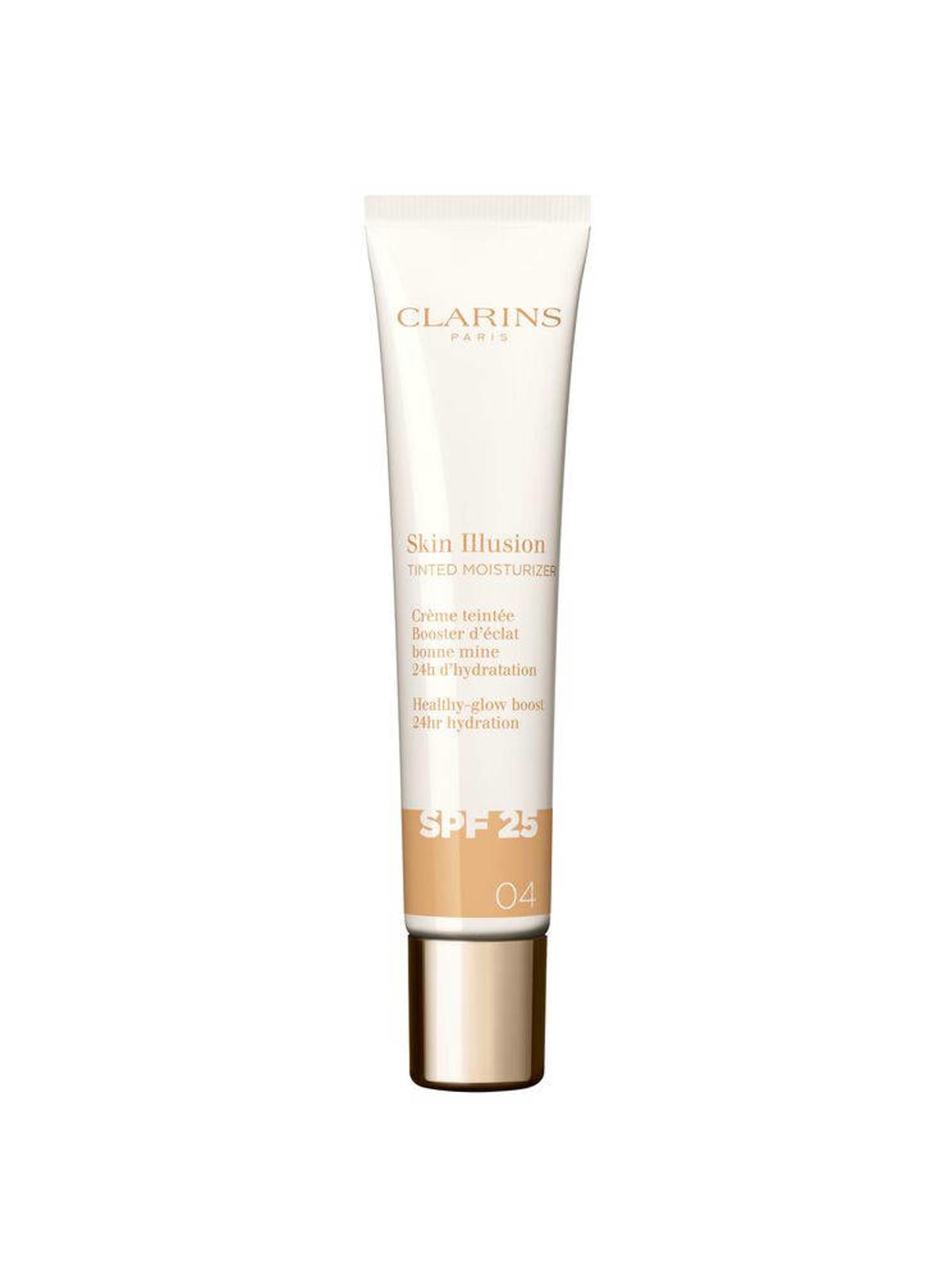 CLARINS SKIN ILLUSION TINTED MOISTURIZER anti-aging tinted glow treatment SPF 25 #04 40 ml