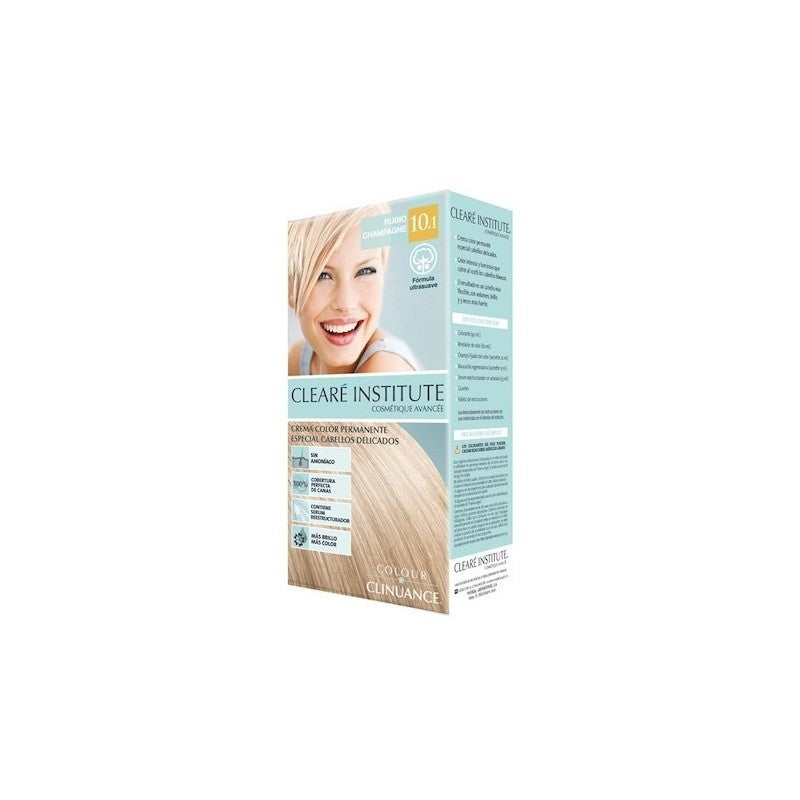 CLEARÉ INSTITUTE COLOUR CLINUANCE delicate hair #10.1-champagne blonde 1 unit