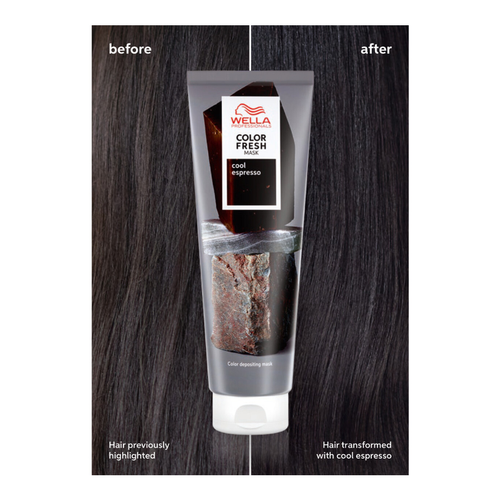 WELLA PROFESSIONALS COLOR FRESH MASK Natural color mask #cool espresso 150 ml
