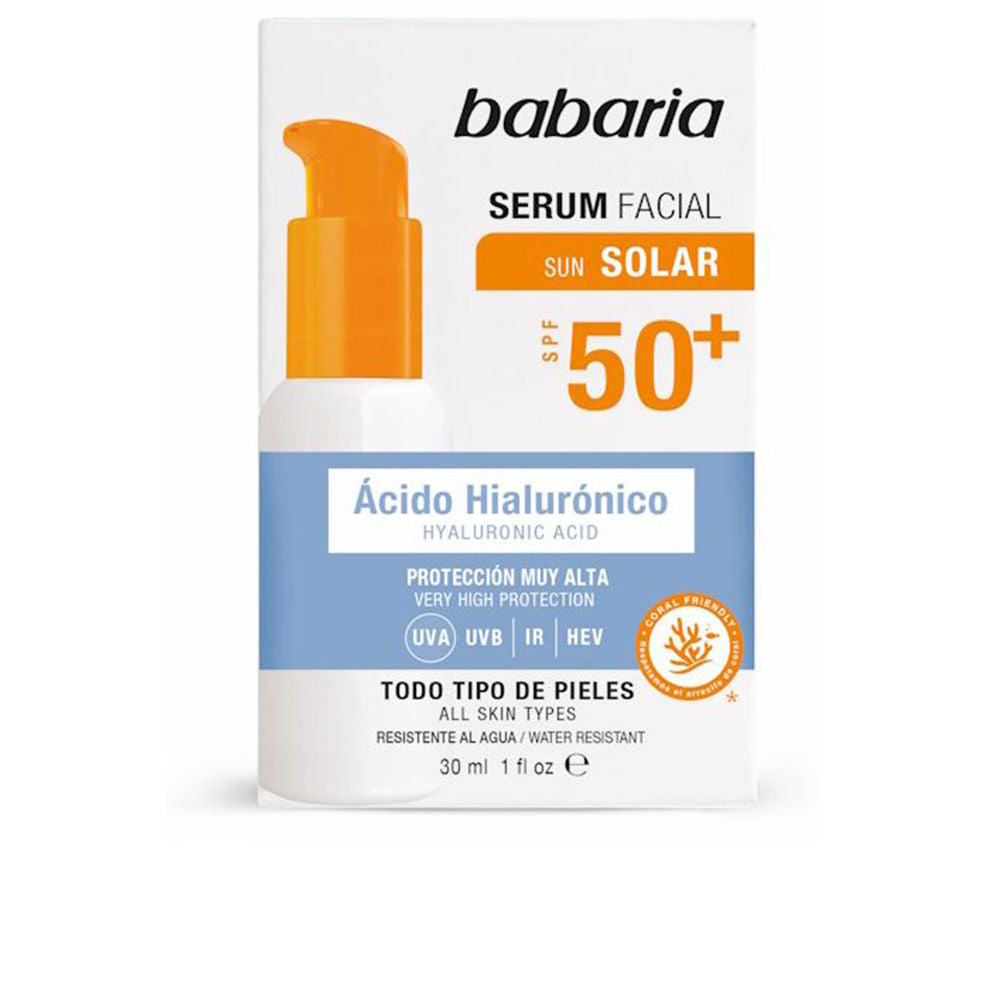 BABARIA SOLAR HYALURONIC ACID facial serum SPF50+ 30 ml