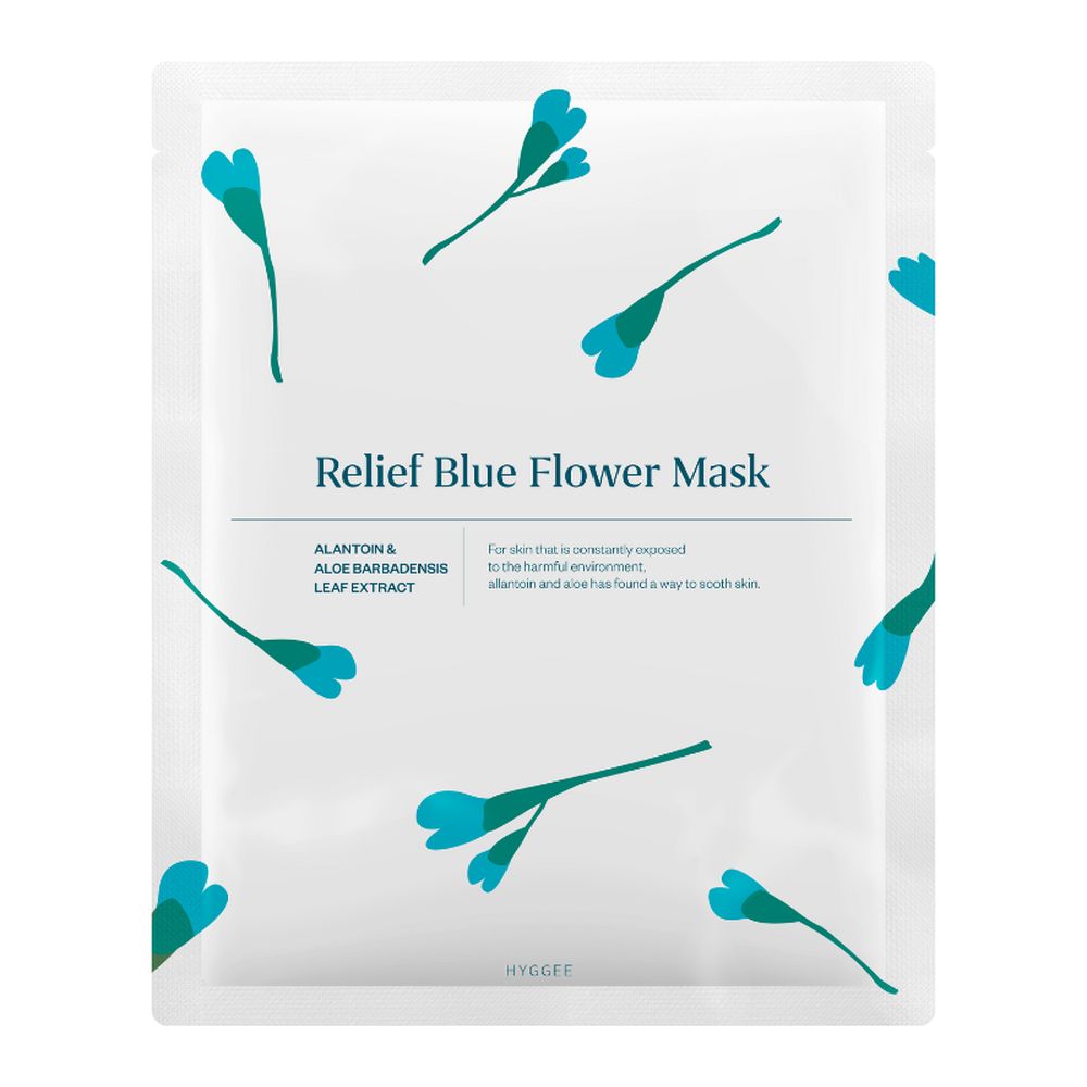 HYGGEE RELIEF BLUE flower mask 35 ml
