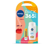 NIVEA SUN INVISIBLE DAILY FLUID SPF50 + LIPOSAN SPF50 PACK 2 pcs