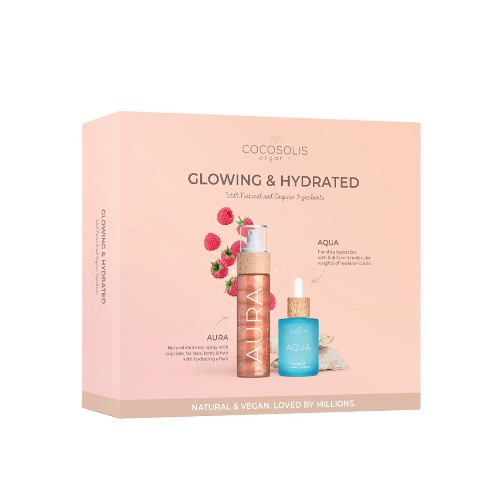 COCOSOLIS GLOWING &amp; HYDRATED CASE 2 pcs