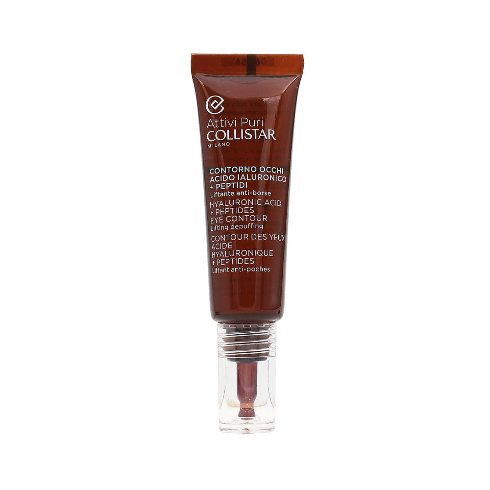 COLLISTAR ATTIVI PURI contorno de ojos ácido hialurónico + péptidos 15 ml