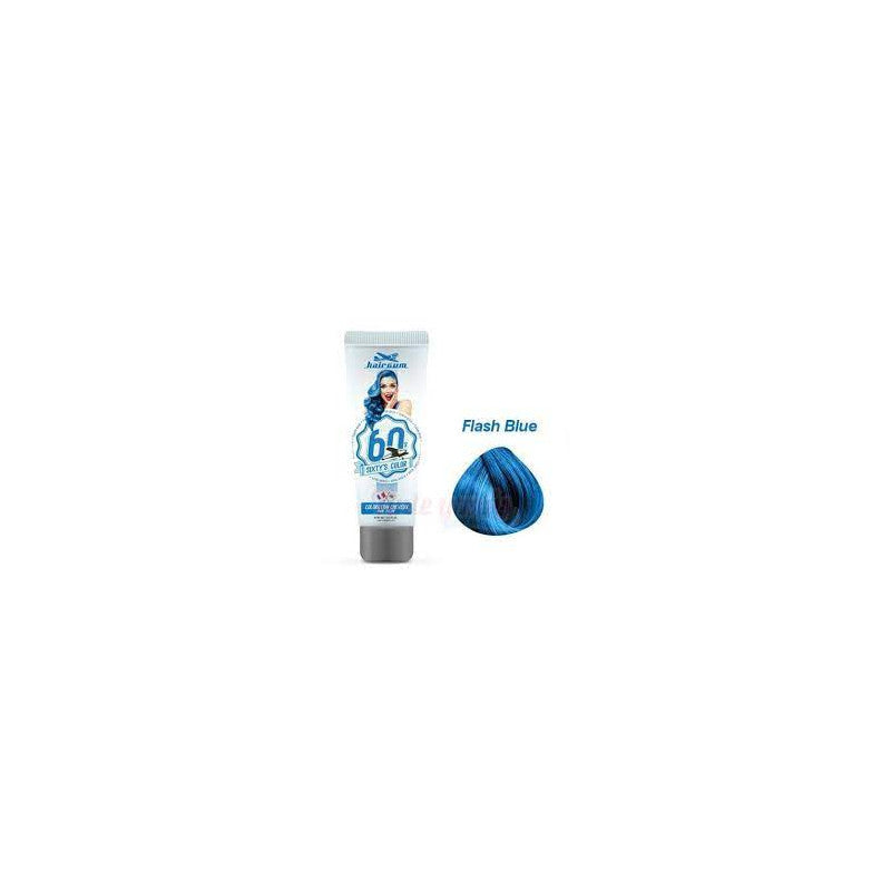 HAIRGUM SIXTY'S COLOR hair color #flash blue