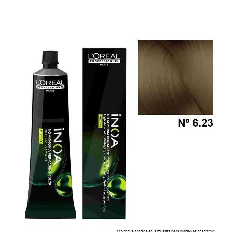 L'ORÉAL PROFESSIONNEL PARIS INOA no ammonia permanent color #6.23 60 gr