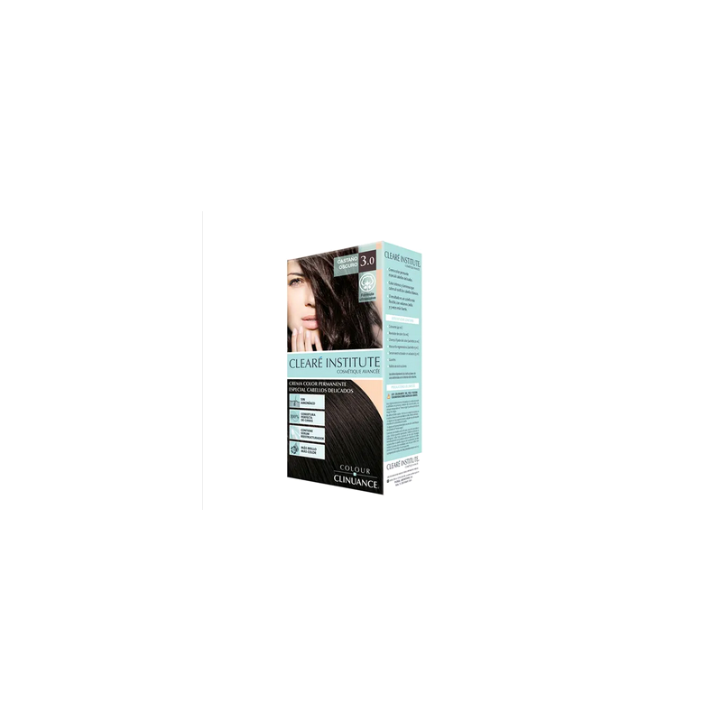 CLEARÉ INSTITUTE COLOUR CLINUANCE delicate hair #3.0-dark brown 1 u