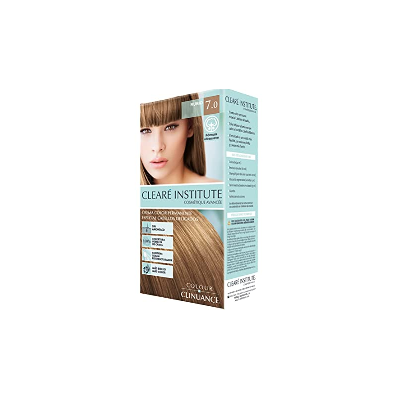CLEARÉ INSTITUTE COLOUR CLINUANCE delicate hair #7.0-blonde 1 u