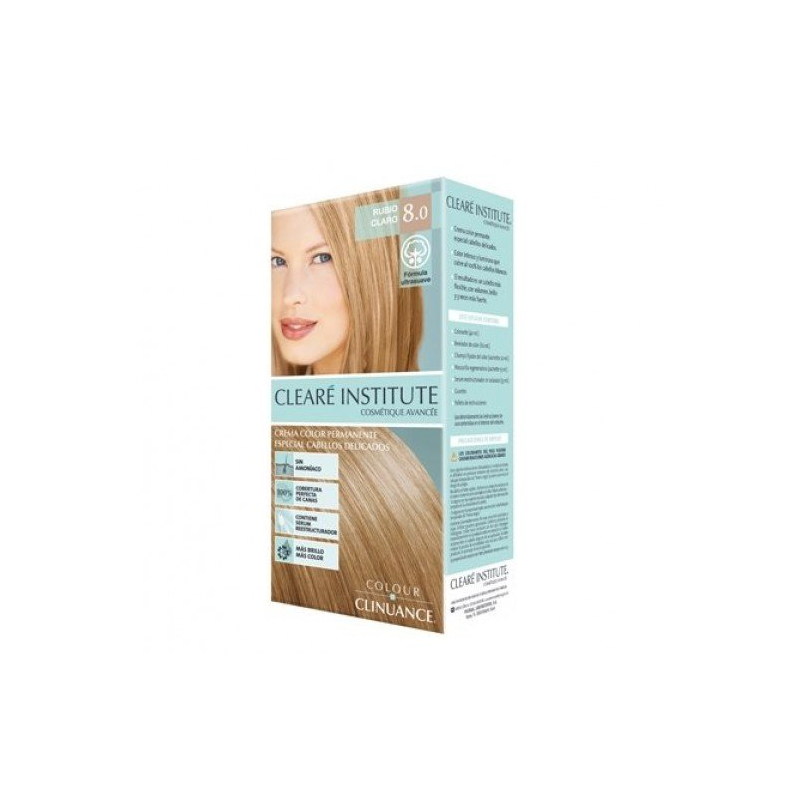 CLEARÉ INSTITUTE COLOUR CLINUANCE delicate hair #8.0-light blonde 1 unit
