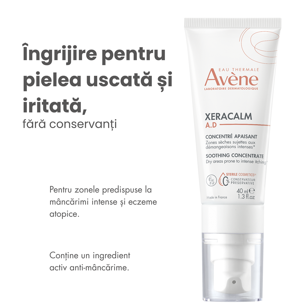 AVÈNE XERACALM AD soothing concentrate 40 ml