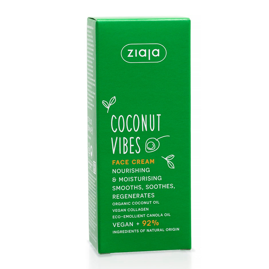 ZIAJA COCONUT &amp; ORANGE VIBES nourishing facial cream 50 ml