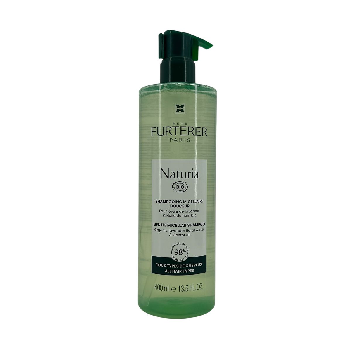 RENE FURTERER NATURIA ultra mild micellar shampoo without sulfates 400 ml