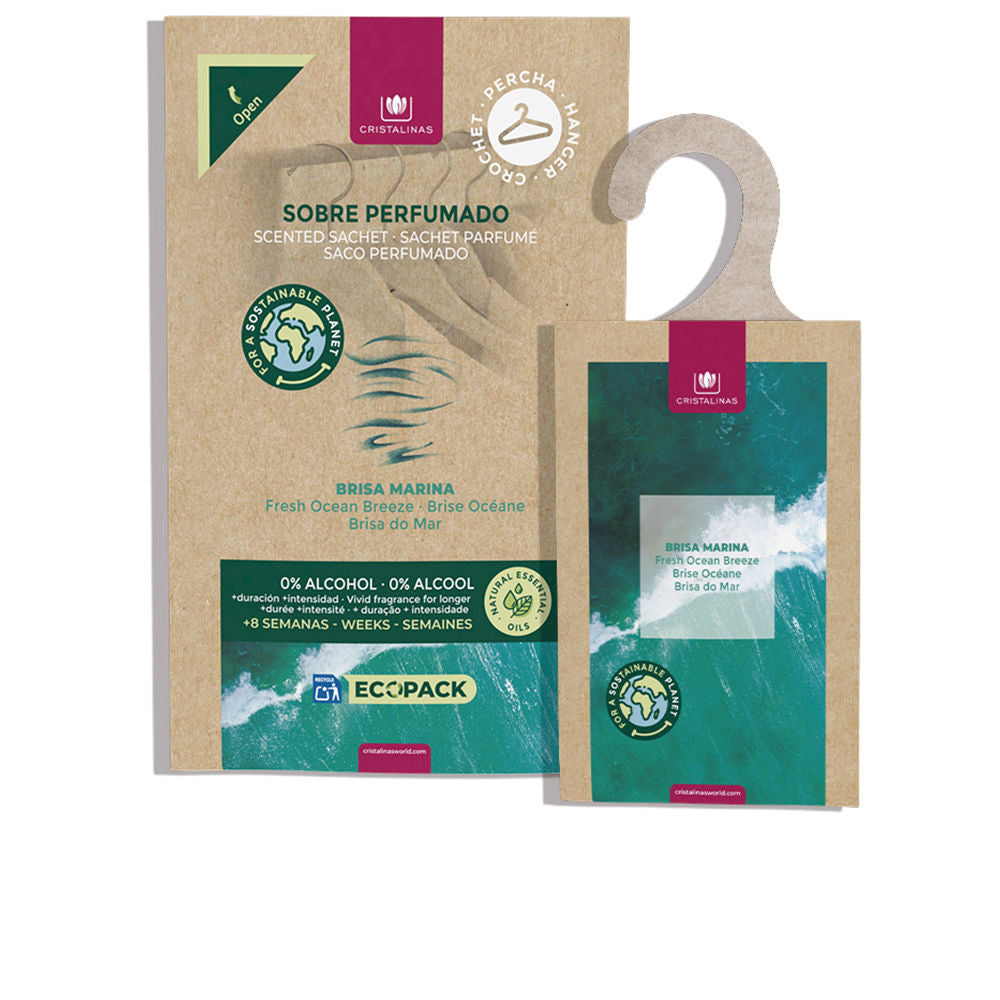 CRISTALINAS ARMARIO ambientador ecopack 0% #Brisa Marina 1 u