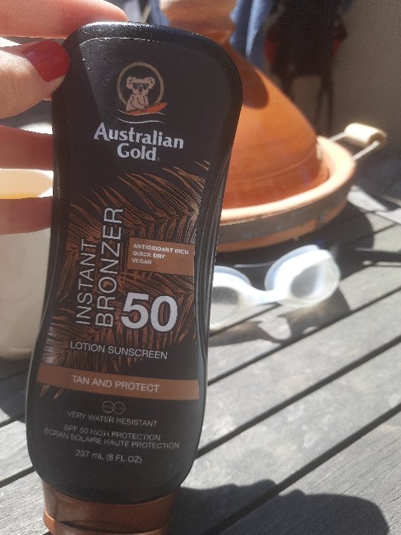AUSTRALIAN GOLD SUNSCREEN SPF50 lotion with bronzer 237 ml