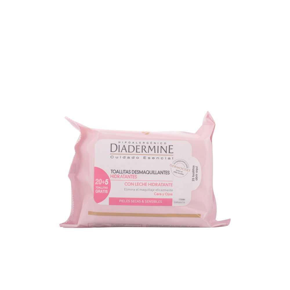 DIADERMINE MAKE-UP REMOVER WIPES moisturizing dry-sensitive skin 25 u