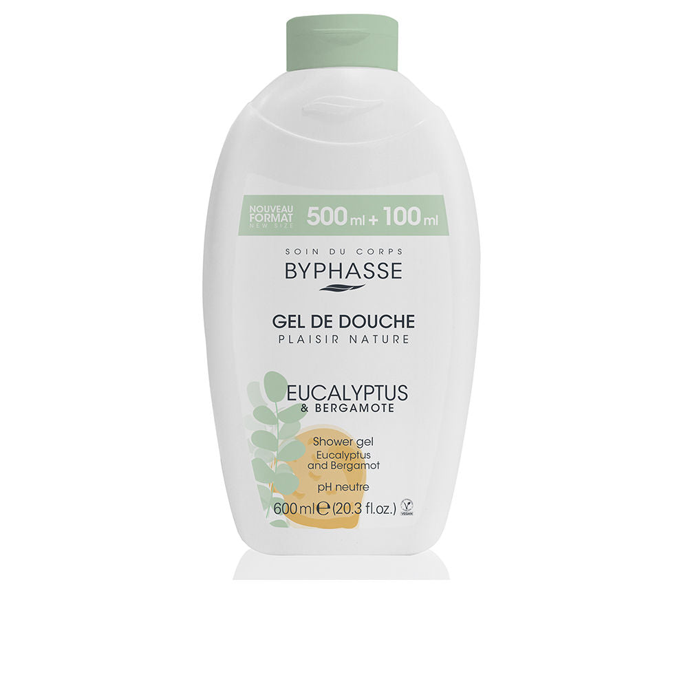 BYPHASSE EUCALYPTUS &amp; BERGAMOTE shower gel 600 ml