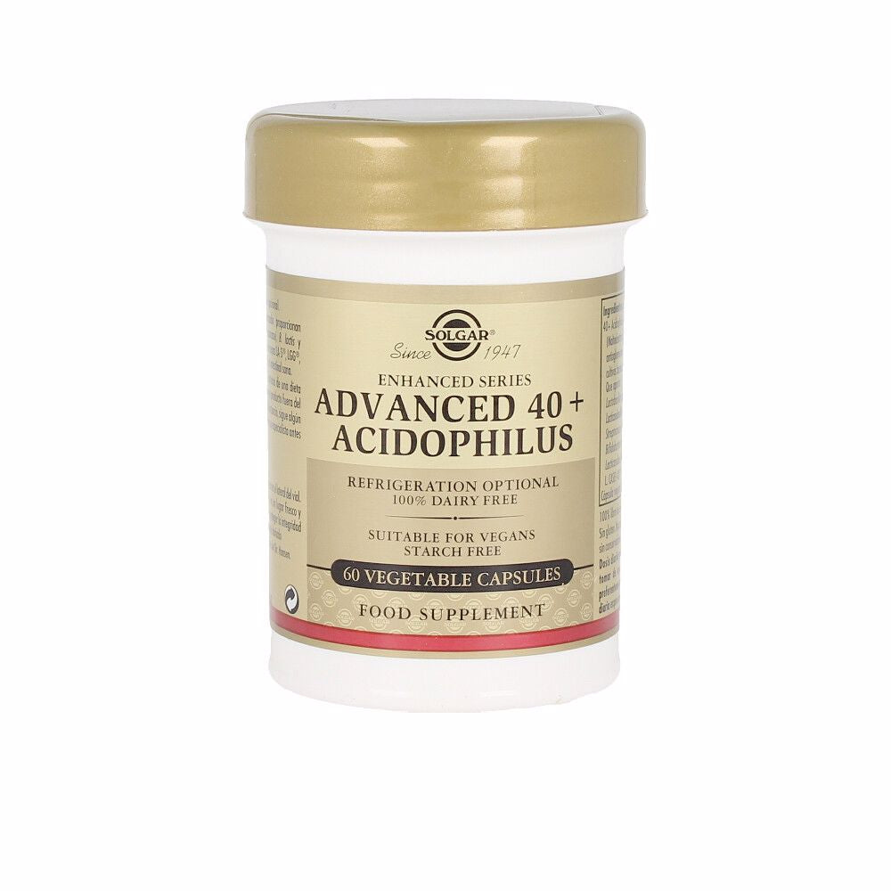 SOLGAR 40 PLUS ACIDOPHILUS AVANZADO cápsulas vegetales 60 u