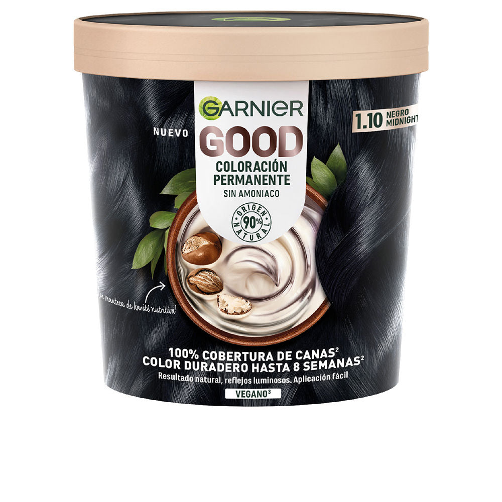 GARNIER GOOD permanent color #1.10-black 217 ml