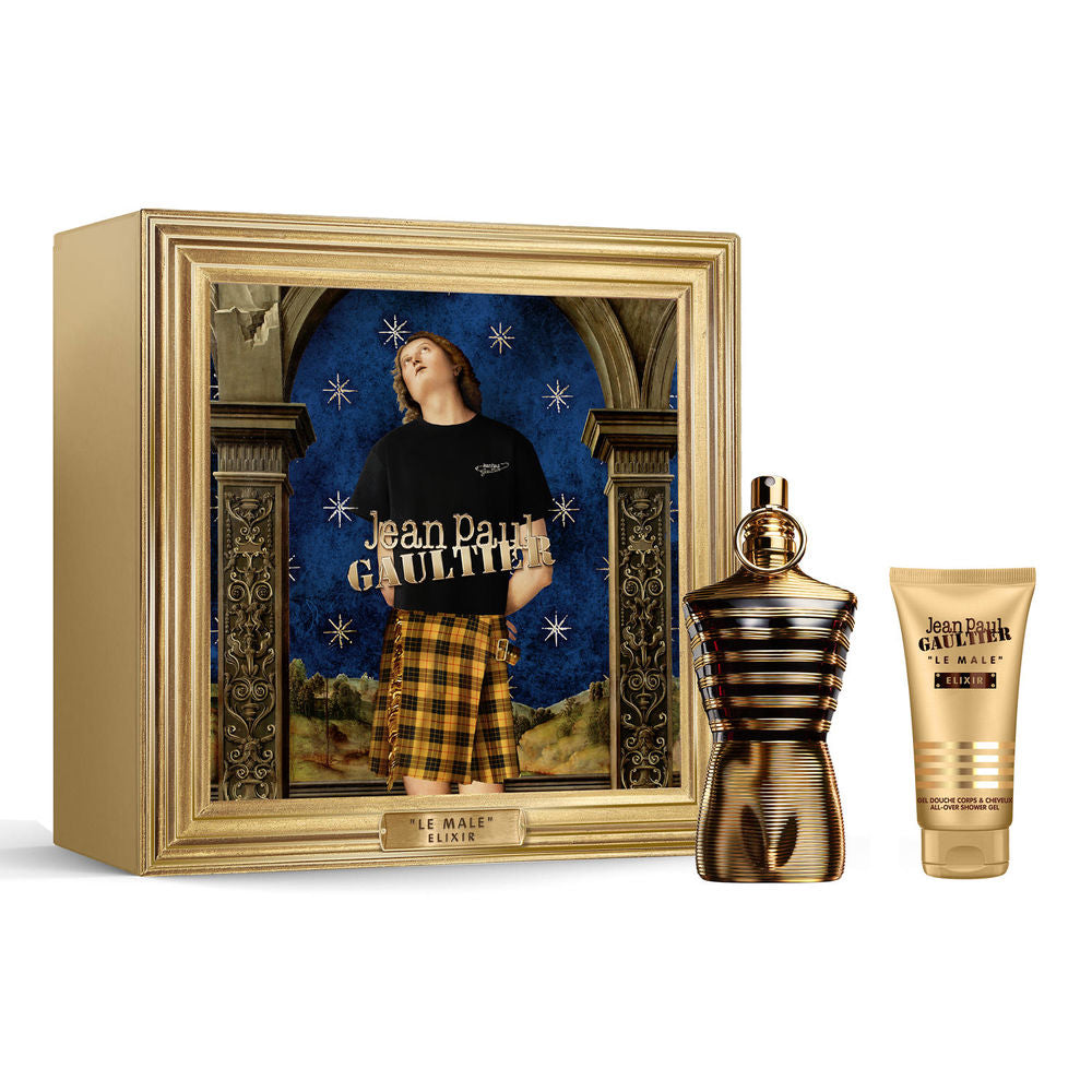 JEAN PAUL GAULTIER LE MALE ELIXIR PARFUM CASE 2 pcs