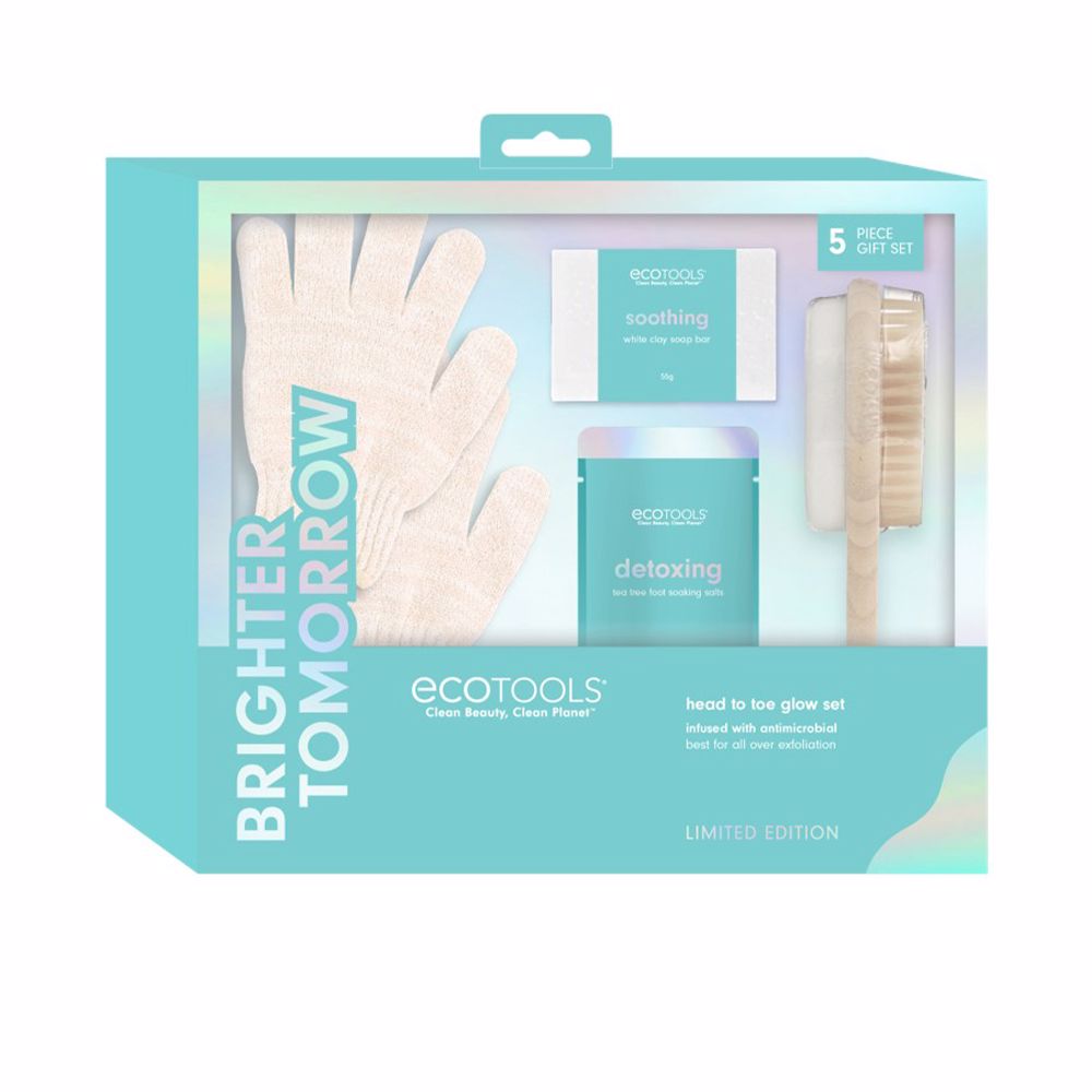 ECOTOOLS BRIGHTER TOMORROW GLOW HEAD TO TOE set 4 pz
