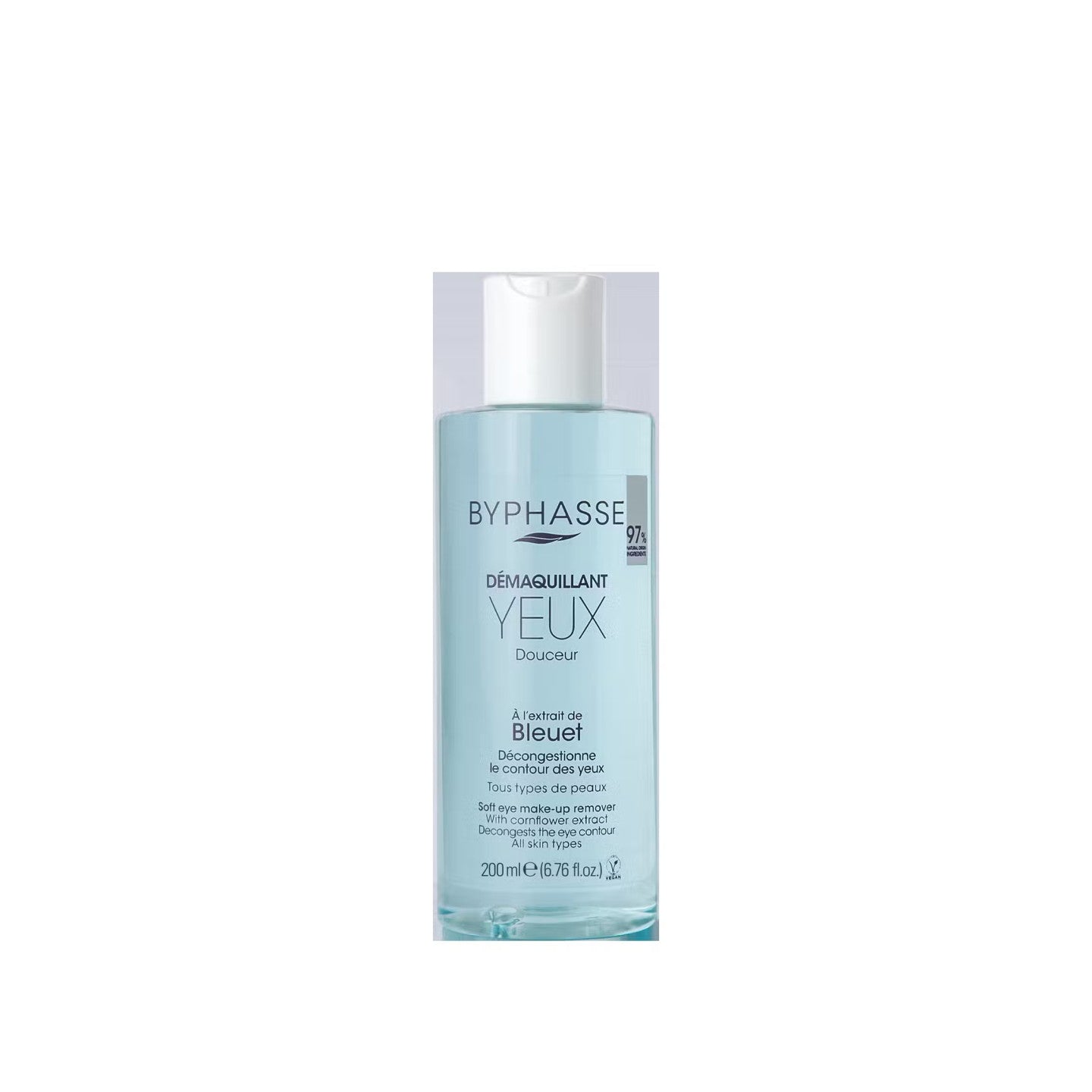 BYPHASSE DOUCEUR EYE MAKE-UP REMOVER cornflower extract 200 ml